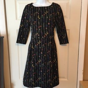 Herbal Witchy Dan Munier ponte midi dress